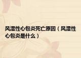 風(fēng)濕性心包炎死亡原因（風(fēng)濕性心包炎是什么）