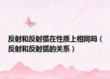反射和反射弧在性質(zhì)上相同嗎（反射和反射弧的關(guān)系）