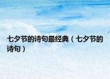 七夕節(jié)的詩(shī)句最經(jīng)典（七夕節(jié)的詩(shī)句）