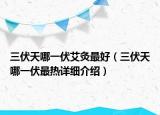 三伏天哪一伏艾灸最好（三伏天哪一伏最熱詳細(xì)介紹）