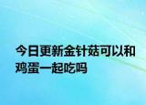 今日更新金針菇可以和雞蛋一起吃嗎