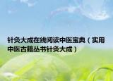 針灸大成在線閱讀中醫(yī)寶典（實用中醫(yī)古籍叢書針灸大成）
