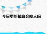 今日更新蟑螂會咬人嗎