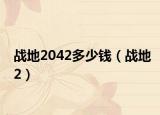 戰(zhàn)地2042多少錢(qián)（戰(zhàn)地2）