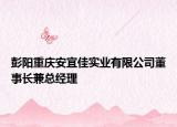 彭陽重慶安宜佳實業(yè)有限公司董事長兼總經理