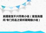直播鑒寶不興帶類小說(shuō)（鑒寶直播間 專門無(wú)名之輩所著網(wǎng)絡(luò)小說(shuō)）