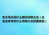 冬天毛衣買什么顏色好搭大衣（女生在冬季穿什么毛呢大衣好看優(yōu)質(zhì)）