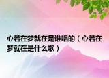 心若在夢就在是誰唱的（心若在夢就在是什么歌）