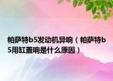 帕薩特b5發(fā)動(dòng)機(jī)異響（帕薩特b5用缸蓋響是什么原因）