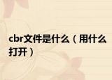 cbr文件是什么（用什么打開）