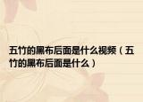 五竹的黑布后面是什么視頻（五竹的黑布后面是什么）