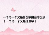 一個馬一個又是什么字拼音怎么讀（一個馬一個又是什么字）