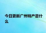 今日更新廣州特產(chǎn)是什么