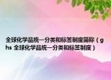 全球化學(xué)品統(tǒng)一分類和標(biāo)簽制度簡稱（ghs 全球化學(xué)品統(tǒng)一分類和標(biāo)簽制度）