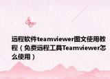 遠(yuǎn)程軟件teamviewer圖文使用教程（免費(fèi)遠(yuǎn)程工具Teamviewer怎么使用）