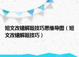 短文改錯(cuò)解題技巧思維導(dǎo)圖（短文改錯(cuò)解題技巧）