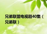 兄弟聯(lián)盟電視劇40集（兄弟聯(lián)）