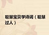聰慧寶貝學(xué)詩詞（聰慧過人）