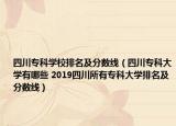 四川?？茖W校排名及分數(shù)線（四川?？拼髮W有哪些 2019四川所有專科大學排名及分數(shù)線）