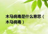 木馬病毒是什么意思（木馬病毒）
