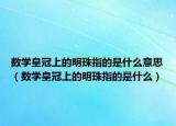 數(shù)學(xué)皇冠上的明珠指的是什么意思（數(shù)學(xué)皇冠上的明珠指的是什么）
