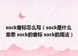 sock音標(biāo)怎么寫(xiě)（sock是什么意思 sock的音標(biāo) sock的用法）