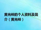 黃光裕的個(gè)人資料及簡(jiǎn)介（黃光裕）