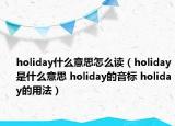 holiday什么意思怎么讀（holiday是什么意思 holiday的音標(biāo) holiday的用法）