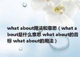 what about用法和意思（what about是什么意思 what about的音標(biāo) what about的用法）
