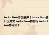 induction怎么翻譯（induction是什么意思 induction的音標 induction的用法）