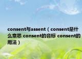 consent與assent（consent是什么意思 consent的音標(biāo) consent的用法）