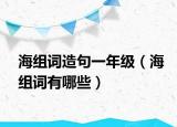 海組詞造句一年級（海組詞有哪些）