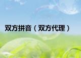 雙方拼音（雙方代理）