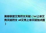 英雄聯(lián)盟艾克符文天賦（lol上單艾克天賦符文 s6艾克上單天賦加點圖）