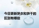 今日更新筍衣和筍干的區(qū)別有哪些