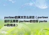 partner的英文怎么讀音（partner是什么意思 partner的音標 partner的用法）