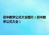初中數(shù)學(xué)公式大全圖片（初中數(shù)學(xué)公式大全）