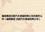 福耀集團沈陽汽車玻璃有限公司待遇怎么樣（福耀集團 沈陽汽車玻璃有限公司）