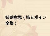 姉啥意思（姉とボイン全集）
