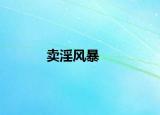 賣淫風(fēng)暴