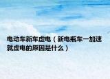 電動車新車虛電（新電瓶車一加速就虛電的原因是什么）