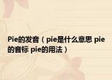 Pie的發(fā)音（pie是什么意思 pie的音標 pie的用法）