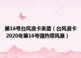 第16號(hào)臺(tái)風(fēng)浪卡來(lái)襲（臺(tái)風(fēng)浪卡 2020年第16號(hào)強(qiáng)熱帶風(fēng)暴）