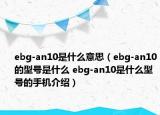 ebg-an10是什么意思（ebg-an10的型號是什么 ebg-an10是什么型號的手機(jī)介紹）