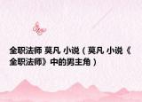 全職法師 莫凡 小說(shuō)（莫凡 小說(shuō)《全職法師》中的男主角）