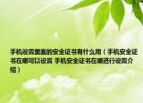 手機設(shè)置里面的安全證書有什么用（手機安全證書在哪可以設(shè)置 手機安全證書在哪進(jìn)行設(shè)置介紹）