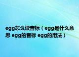 egg怎么讀音標(biāo)（egg是什么意思 egg的音標(biāo) egg的用法）