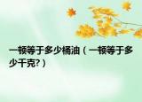 一頓等于多少桶油（一頓等于多少千克?）