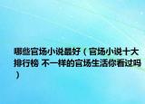 哪些官場(chǎng)小說最好（官場(chǎng)小說十大排行榜 不一樣的官場(chǎng)生活你看過嗎）