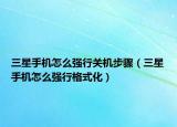 三星手機(jī)怎么強(qiáng)行關(guān)機(jī)步驟（三星手機(jī)怎么強(qiáng)行格式化）